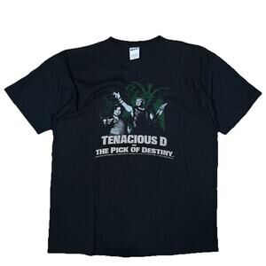 Vintage Tenacious D The Pick Of Destiny‎ Black Movie Promo T Shirt Size Large